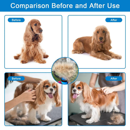 BUY 1 GET 1 FREE(2PCS)🐾 Professional Deshedding Tool for Dogs & Cats – Gentle, Efficient & Fur-Free Home ✨💖
