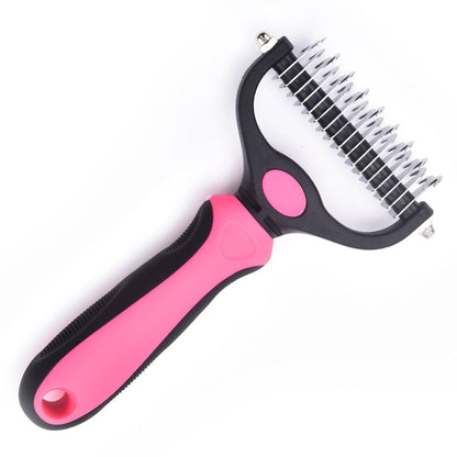 BUY 1 GET 1 FREE(2PCS)🐾 Professional Deshedding Tool for Dogs & Cats – Gentle, Efficient & Fur-Free Home ✨💖