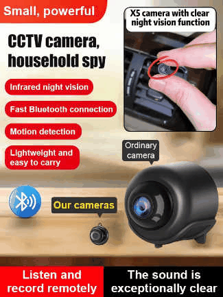 📸Mini WIFI Camera 4k HD -Tiny and installs in 1 second ⚠️Remote real-time viewing