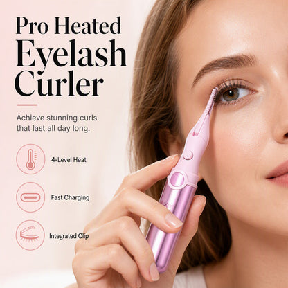🔥💐Last Day Special Price‼️ ✨Rechargeable Heated Eyelash Curler | Get Long-Lasting Perfect Lash Curls Anytime🔋